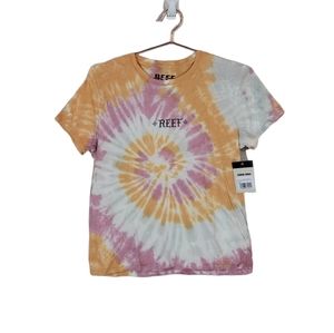 REEF Tie Dye Short Sleeve Tee Size S